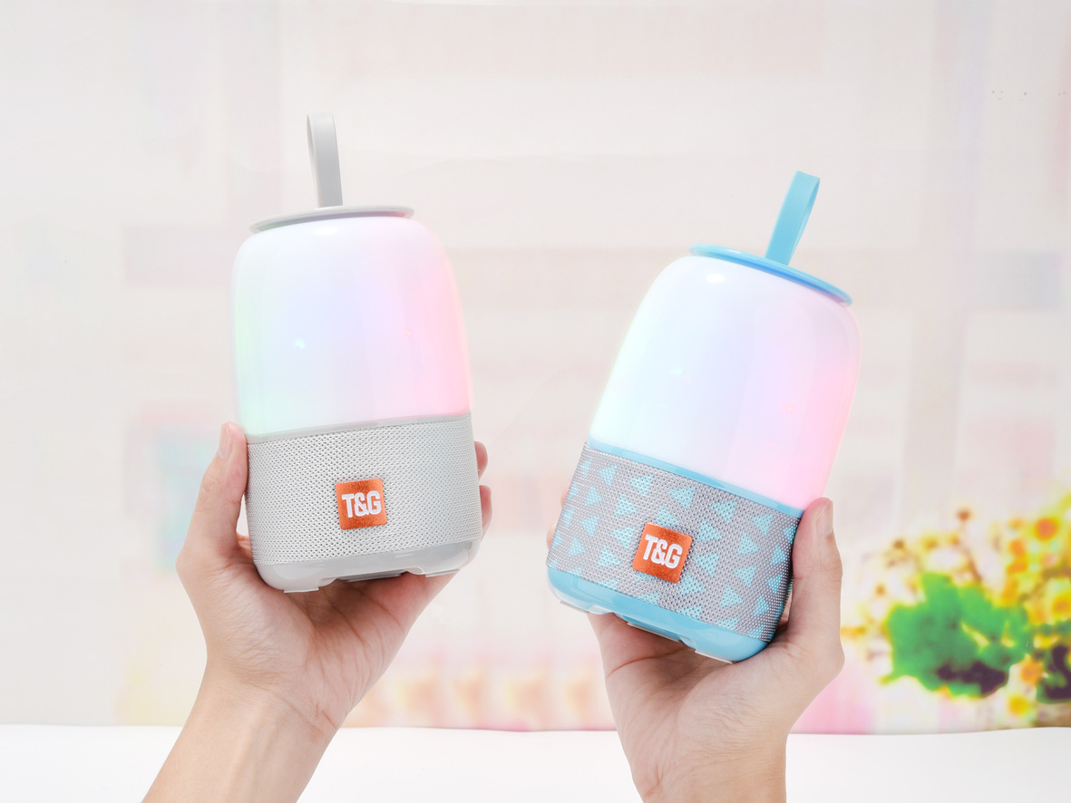 Φορητό Ασύρματο Ηχείο Bluetooth με LED Φωτισμό & FM Ραδιόφωνο - Portable Wireless Speaker